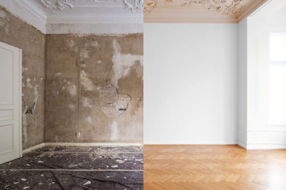 Altbau Renovierung vorher nachher Vergleich – Gutachter fuer Schadstoffe im Haus entdeckt Schadstoffquellen